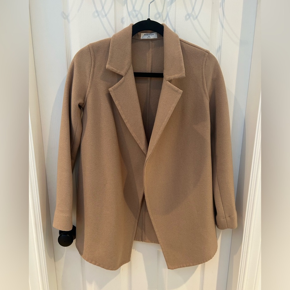 Babaton Camel Women's Blazer Coat